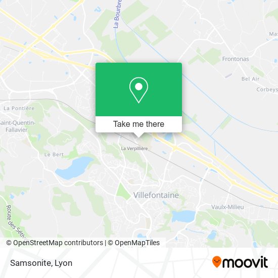 Samsonite map