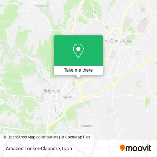 Amazon Locker-Clãandre map