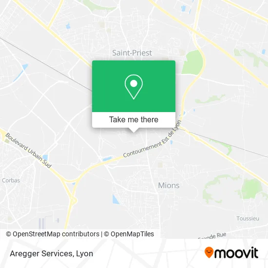 Aregger Services map