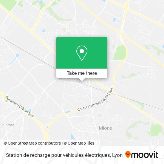 Station de recharge pour véhicules électriques map