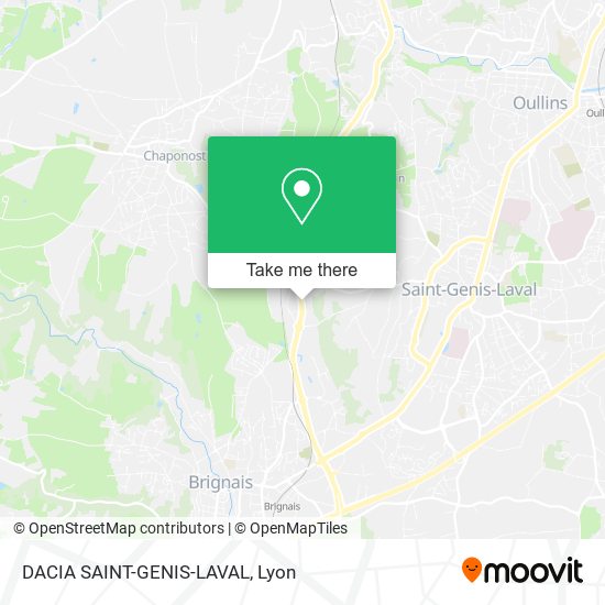 DACIA SAINT-GENIS-LAVAL map