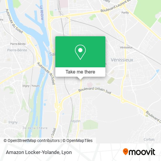 Mapa Amazon Locker-Yolande