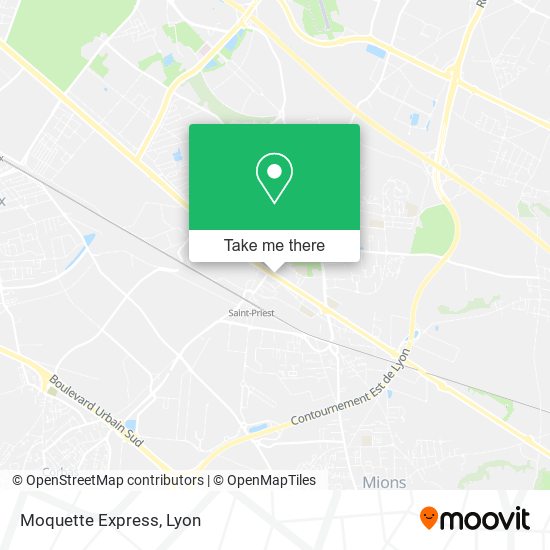 Moquette Express map