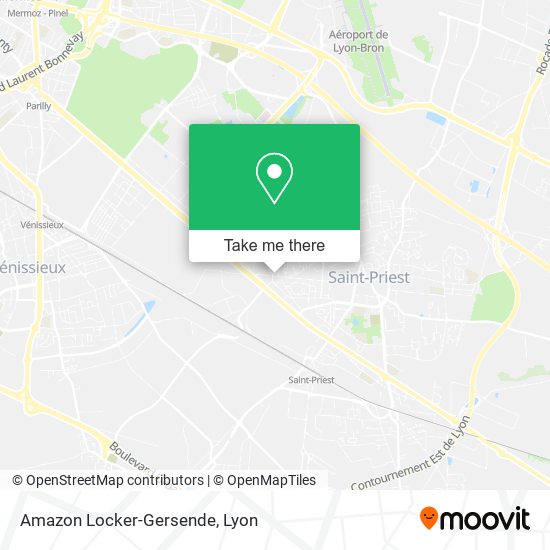 Mapa Amazon Locker-Gersende