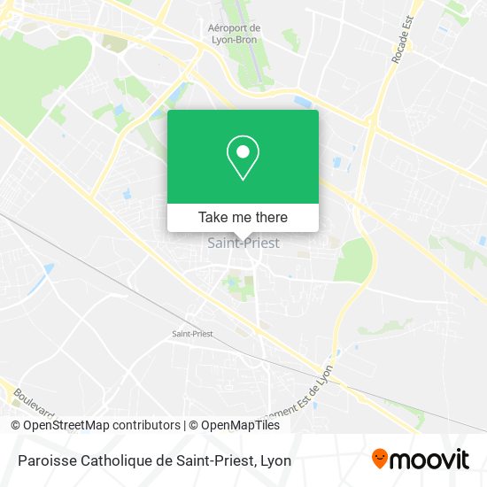 Paroisse Catholique de Saint-Priest map