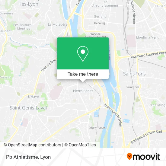 Pb Athletisme map