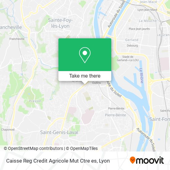 Caisse Reg Credit Agricole Mut Ctre es map