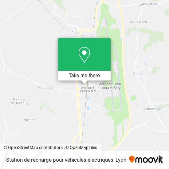 Station de recharge pour véhicules électriques map