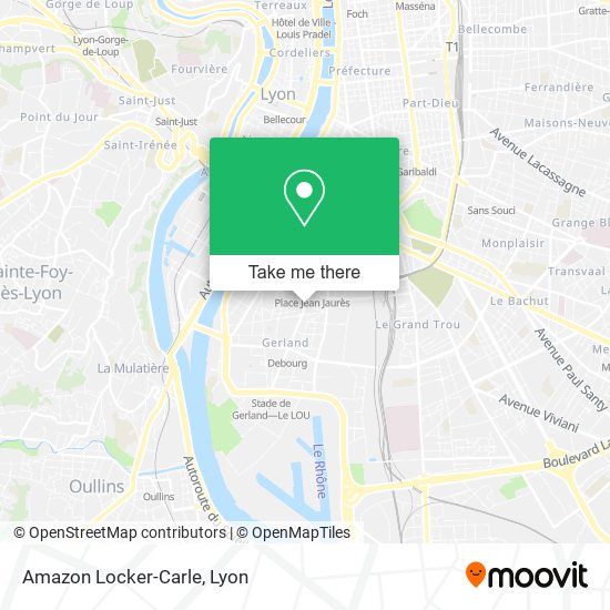 Amazon Locker-Carle map