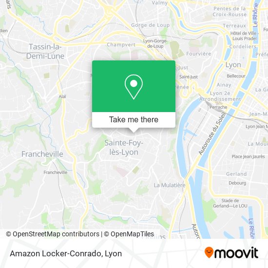 Amazon Locker-Conrado map