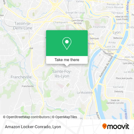 Amazon Locker-Conrado map