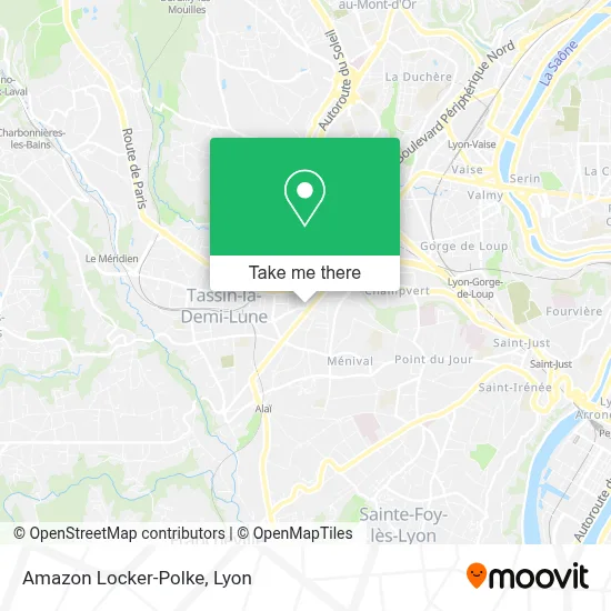 Amazon Locker-Polke map