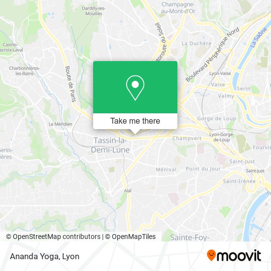 Ananda Yoga map