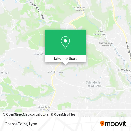ChargePoint map