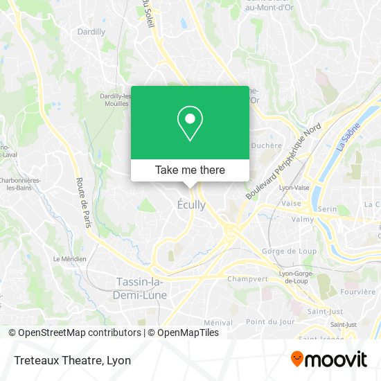 Treteaux Theatre map