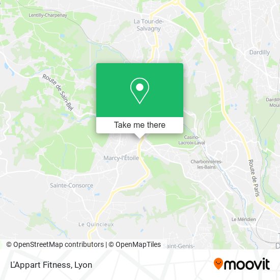 L'Appart Fitness map