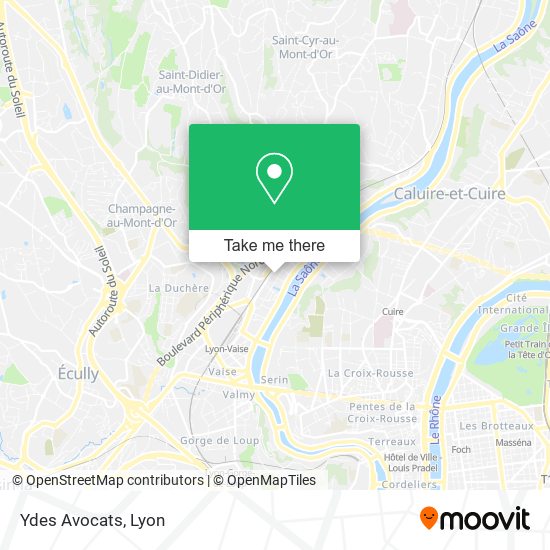 Ydes Avocats map