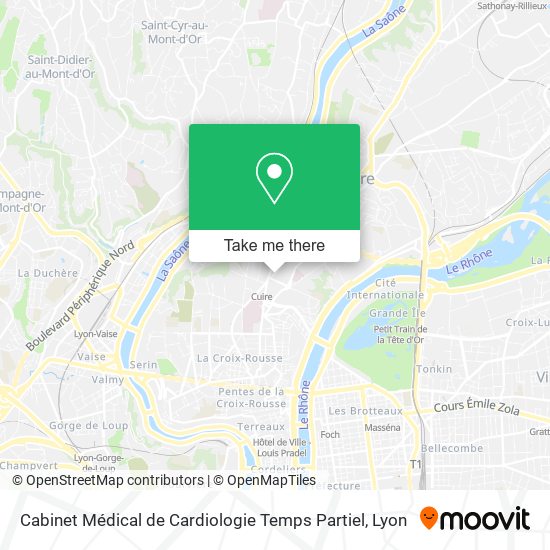 Mapa Cabinet Médical de Cardiologie Temps Partiel