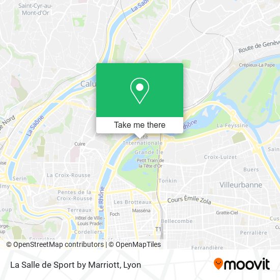 Mapa La Salle de Sport by Marriott