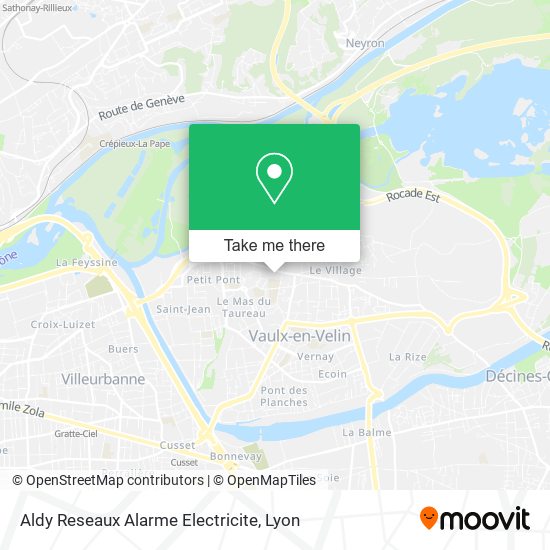 Mapa Aldy Reseaux Alarme Electricite