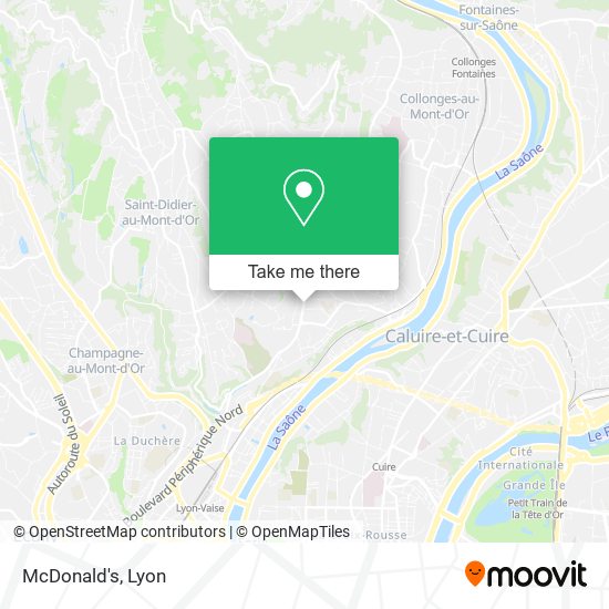 McDonald's map