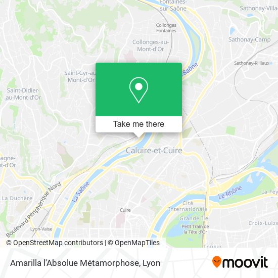 Amarilla l'Absolue Métamorphose map