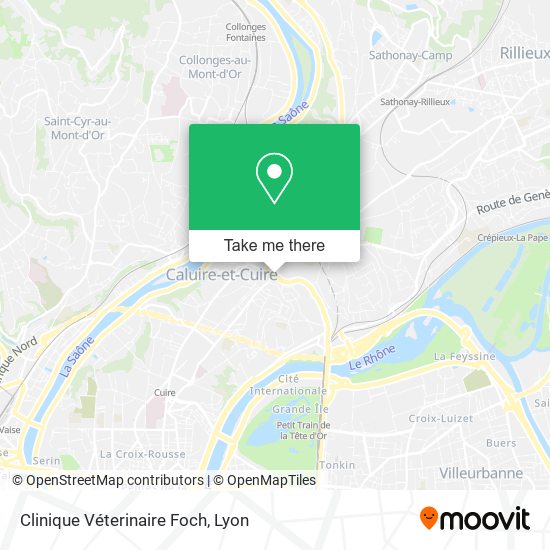 Clinique Véterinaire Foch map
