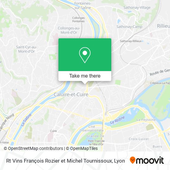 Rt Vins François Rozier et Michel Tournissoux map