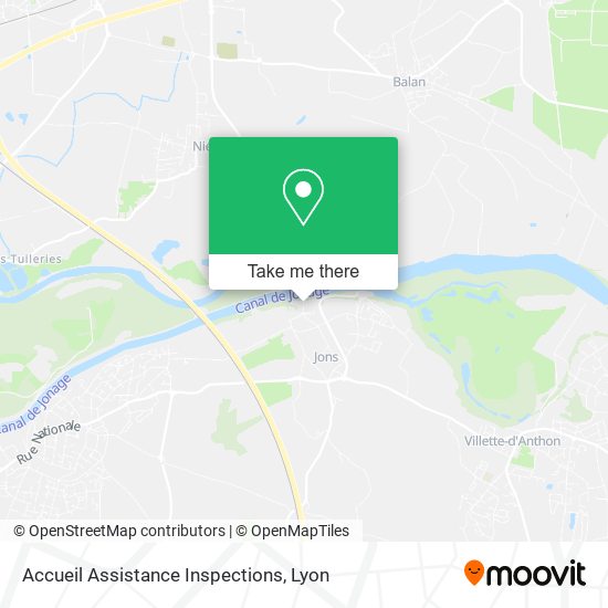 Accueil Assistance Inspections map