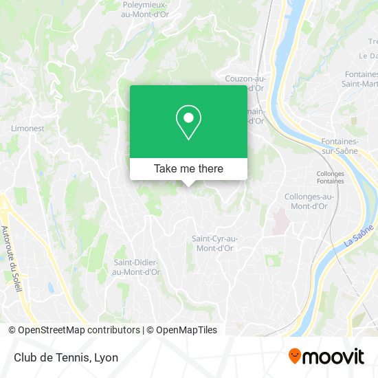 Club de Tennis map