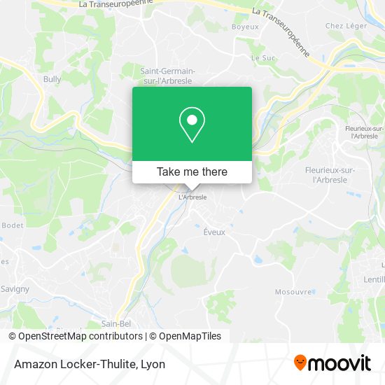 Mapa Amazon Locker-Thulite