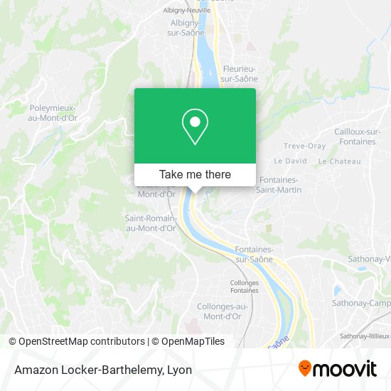 Mapa Amazon Locker-Barthelemy