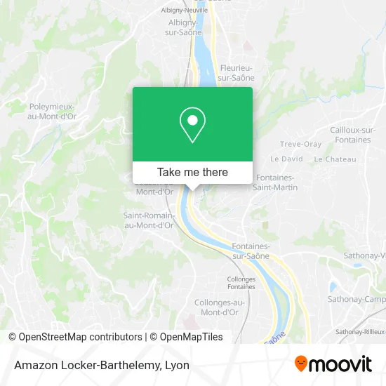 Amazon Locker-Barthelemy map