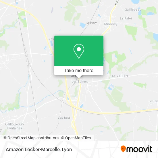Amazon Locker-Marcelle map