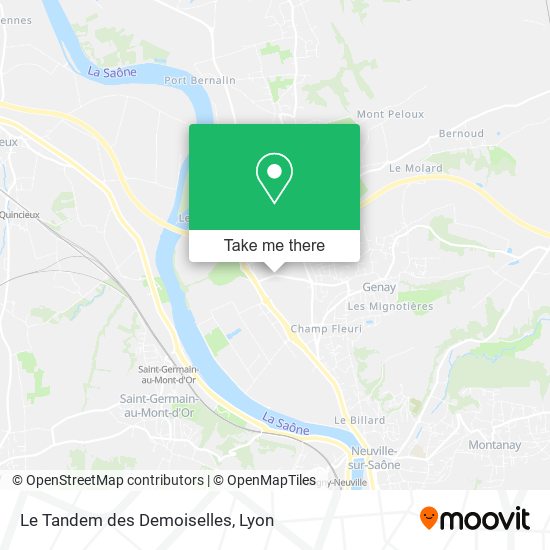 Le Tandem des Demoiselles map