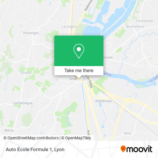 Auto École Formule 1 map