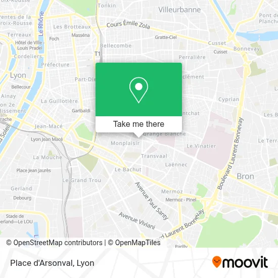 Place d'Arsonval map