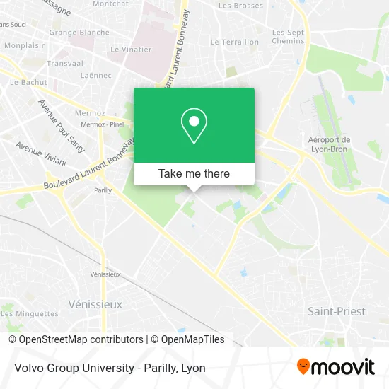 Volvo Group University - Parilly map