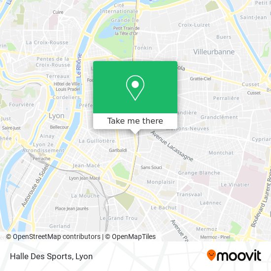 Mapa Halle Des Sports