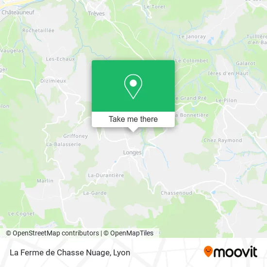 La Ferme de Chasse Nuage map