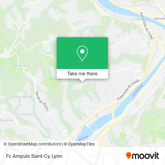 Fc Ampuis Saint-Cy map