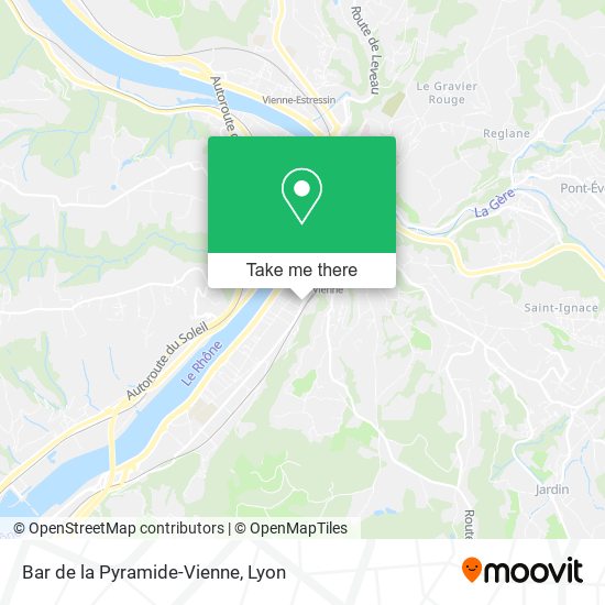 Bar de la Pyramide-Vienne map