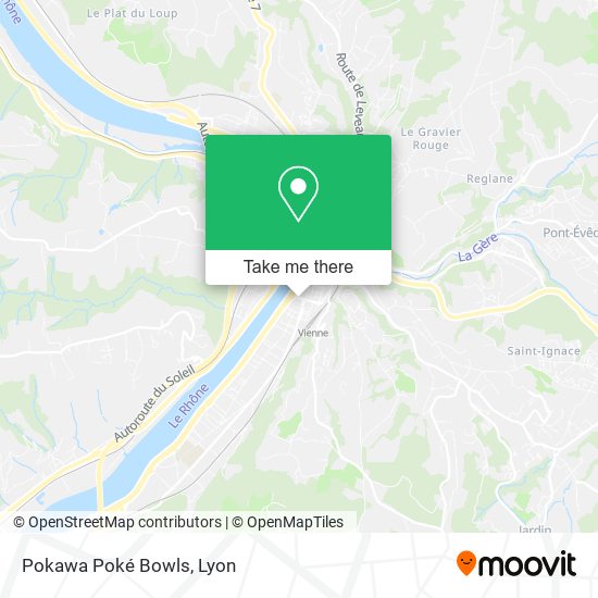 Pokawa Poké Bowls map