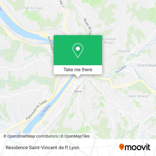 Residence Saint-Vincent de P map