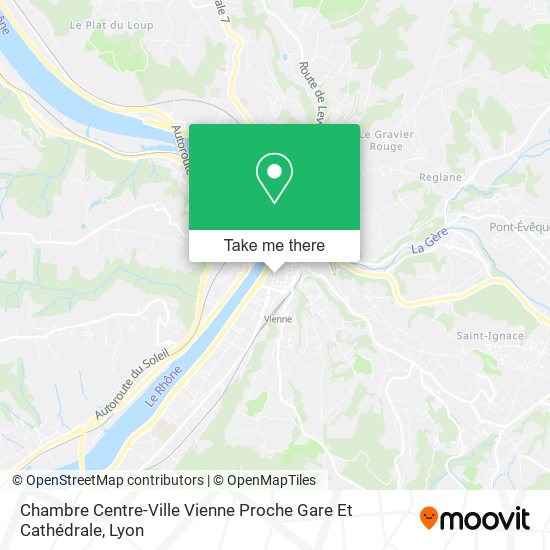 Chambre Centre-Ville Vienne Proche Gare Et Cathédrale map