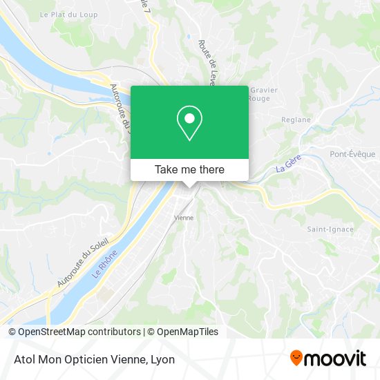 Atol Mon Opticien Vienne map