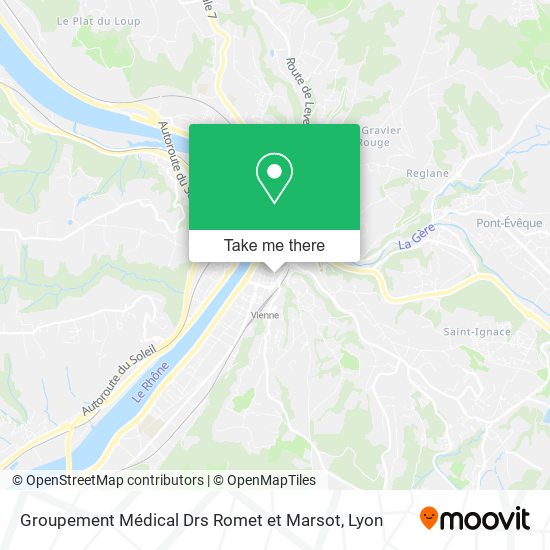 Groupement Médical Drs Romet et Marsot map