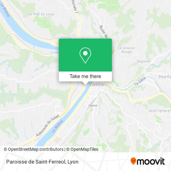 Paroisse de Saint-Ferreol map