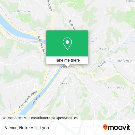 Mapa Vienne, Notre Ville