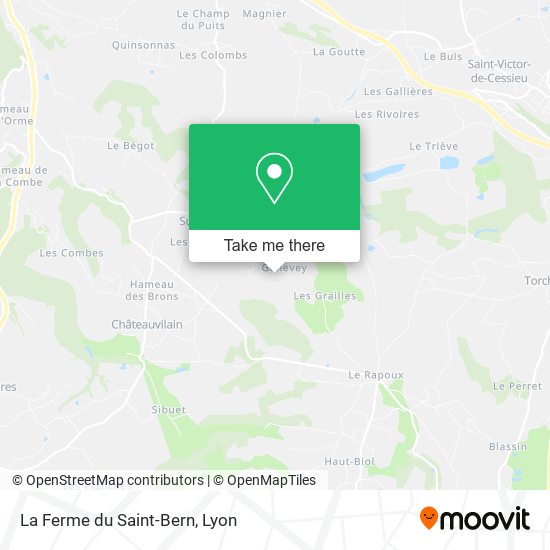 La Ferme du Saint-Bern map